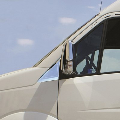 Накладки на зеркала АБС хром 2 шт  VW CRAFTER 04.2006 - 2012 ― PEARPLUS.ru
